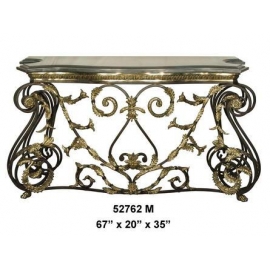y14146 銅雕系列-銅雕擺飾- 長型桌