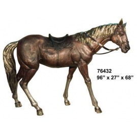 銅雕馬(古銅色) y14165 立體雕塑.擺飾 立體擺飾系列-動物、人物系列