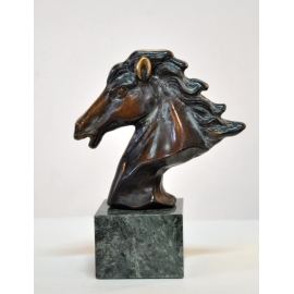 銅雕小馬頭 y14193 立體雕塑.擺飾 立體擺飾系列-動物、人物系列