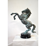 銅雕大躍馬(銅綠色)-顏色可訂製 y14194 立體雕塑.擺飾 立體擺飾系列-動物、人物系列