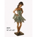 銅雕系列-銅雕人物-跳舞女孩 y14214 立體雕塑.擺飾 人物立體擺飾系列-西式人物系列