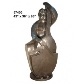 y14269 銅雕系列- 銅雕大型擺飾 - 大提琴女