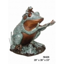 銅雕動物-蛙 y14418 立體雕塑.擺飾 立體雕塑系列-動物雕塑系列