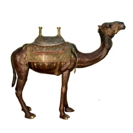 站姿駱駝(y14685 銅雕系列- 銅雕大型擺飾、銅雕動物 ) 