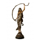 風中精靈(y14714 銅雕系列- 銅雕大型擺飾、銅雕人物 ) 