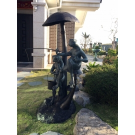 青蛙休憩(y14716 銅雕系列- 銅雕大型擺飾、銅雕動物 ) 