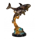 海豚(y14723 銅雕系列- 銅雕大型擺飾、銅雕動物 ) 