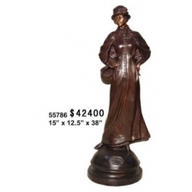 優雅女仕-y15338-銅雕 - 銅雕人物