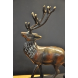 耶誕鹿y15297-銅雕系列-銅雕動物