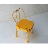 小椅子(紅色)- y15411- 鐵材藝術-擺飾