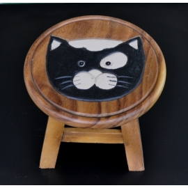 圓凳黑貓(BLACK CAT)-y15186傢俱系列-實木家具