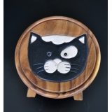 圓凳黑貓(BLACK CAT)-y15186傢俱系列-實木家具