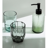 現代簡約綠色玻璃洗手乳罐-y16319 洗手間衛浴.室內拖鞋- 衛浴用具(香皂盒.漱口杯.浴室洗手間用品擺件)