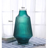 北歐輕奢夏洛克彩色插花玻璃花瓶- y16262 立體雕塑.擺飾 立體擺飾系列 - 器皿.花器系列 / 擺件插花