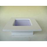 y11233 木製花器-鋼琴烤漆-方盒花器-黑(白)