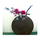 y11710 鐵製花器-鏽鐵花器(可訂製)40cm