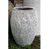 y14077 -花器系列-古樸陶瓷  沙釉高弧形包口甕-1號(另有款式)