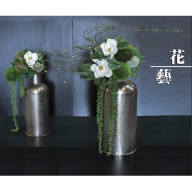 白鐵盆花藝/對y15325-花藝設計.花材果樹