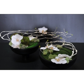 圓盆花藝/對-y15328-花藝設計.花材果樹