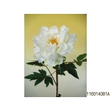 y11760 花藝設計-精緻人造花-日本牡丹長枝 紅/枝 (共3色)