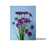 y11777 花藝設計-精緻人造花-洋蔥波斯菊 紫紅(共8色)