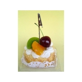 y11862 花藝設計-水果、餅乾、蛋糕配件類-巧克力蛋糕名片夾(兩款)