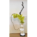 y14407 花藝設計- 茶几用直立式- 竹節瓶造型花藝