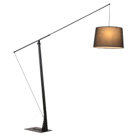 黑色五金沙發釣魚燈 y16343 燈飾.電扇系列 - 桌燈