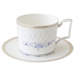 y16048 餐具器皿 咖啡茶具-韋格納新骨瓷咖啡六杯盤組附金架