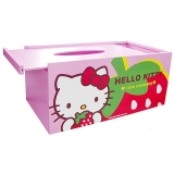 y10821-KITTY凱蒂貓系列-KITTY草苺面紙盒