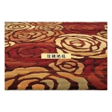 y12243-詮穎地毯 凱燕&日蝕系列-仿羊毛比利時玫瑰花地毯百萬針立體提