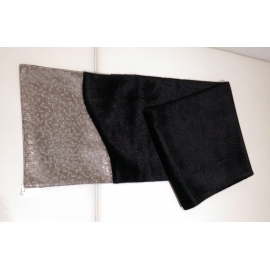 毛質異材質拼接桌旗-黑色(y14788 地毯,桌旗,抱枕,布品 - 桌旗,桌巾,桌墊)