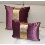 現代簡約風鑲鑚銀色抱枕-小抱枕(y14807 地毯,桌旗,抱枕,布品 )-共3色 黑色.紫色.銀色