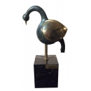 雕塑海鳥 (y15096 銅雕擺飾-海鳥 銅雕動物)