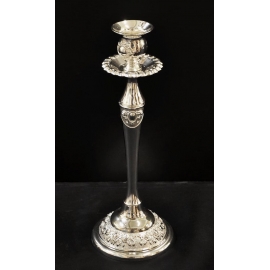 合金玫瑰單頭燭台(白) y15126 立體擺飾系列-器皿花器系列 