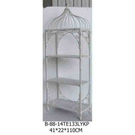 白色收納鐵架(大)-y15141-鐵材藝術系列-鐵材擺飾