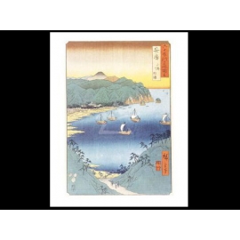 y00312 複製畫 Hiroshige安藤廣重-歸帆 PF496