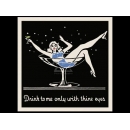 y00335 複製畫 Retro-Drink to me only with thine eyes R1106