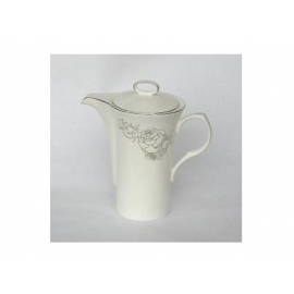y00607 白金牡丹骨瓷咖啡壺 H0202-17