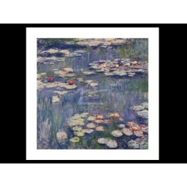 y00814 複製畫 Monet-Water Lilies, 1916