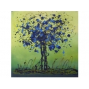y01012 油畫(抽象)-- 樹