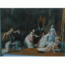宮廷女人-y01092 油畫(人物)