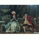 公爵與夫人-y01093 油畫(人物) 