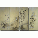 y01108 油畫(花系列) 竹林