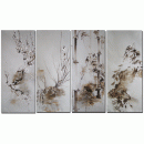 y01109 油畫(花系列) 竹林