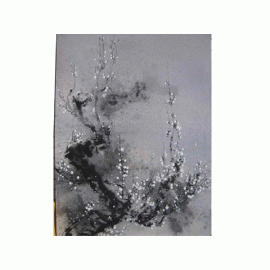 y01115 油畫(花系列) 樹3