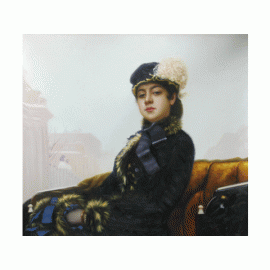 女人-肖像畫-y01122 油畫(人物) 