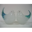 玻璃水晶 鴿子(藍色) y01187 水晶飾品系列 