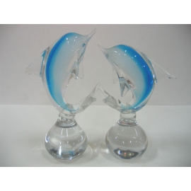 水晶海豚 y01192 水晶飾品系列   No.034