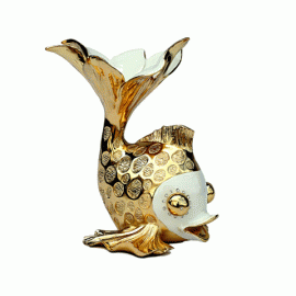 NO.073 金魚花座 y01225 立體雕塑.擺飾 立體擺飾系列-器皿、花器系列